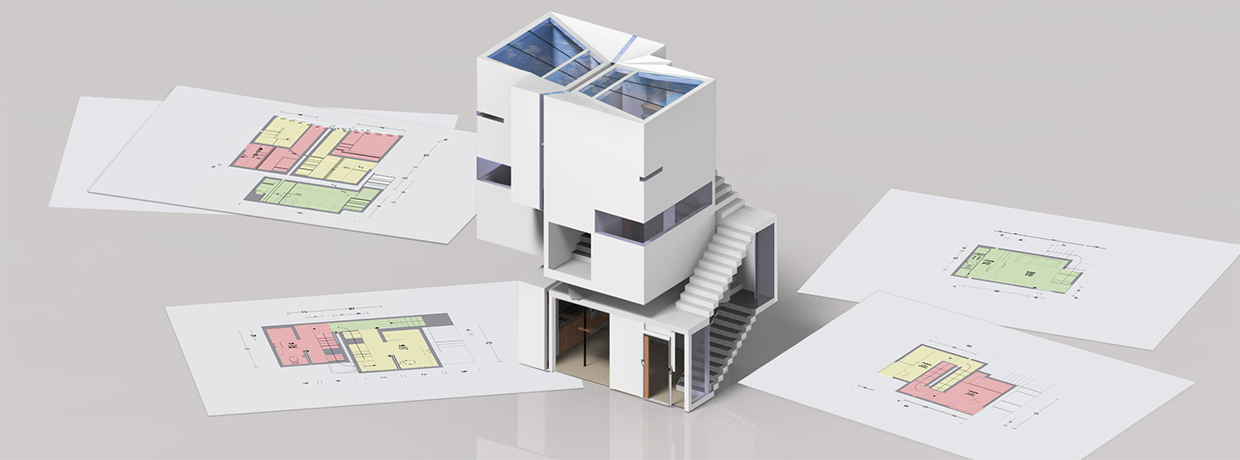 Eric Tadros design architecture interieu 3d logement etudiant concept