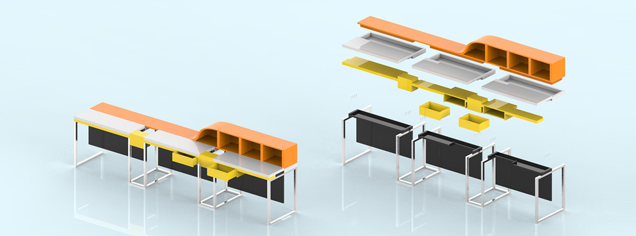 Eric Tadros design objet mobilier constructivisme espace public musée paris